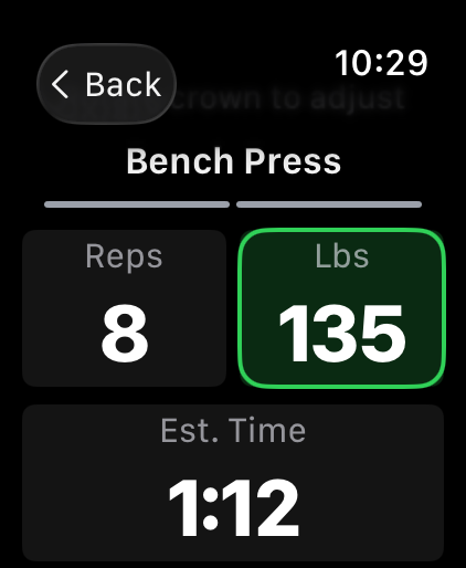TrainrAI Watch Exercise